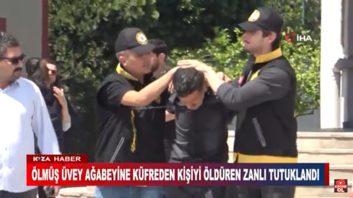 ÖLMÜŞ ÜVEY AĞABEYİNE KÜFREDEN KİŞİYİ ÖLDÜREN ZANLI TUTUKLANDI