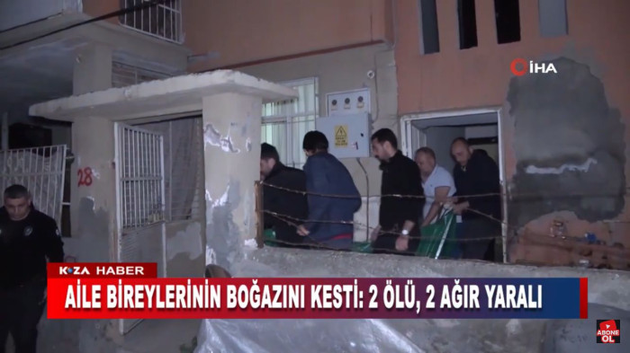 AİLE BİREYLERİNİN BOĞAZINI KESTİ: 2 ÖLÜ, 2 AĞIR YARALI