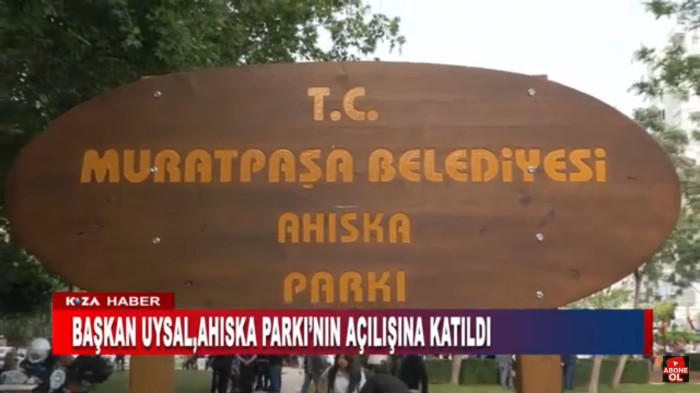 BAŞKAN UYSAL,AHISKA PARKI’NIN AÇILIŞINA KATILDI