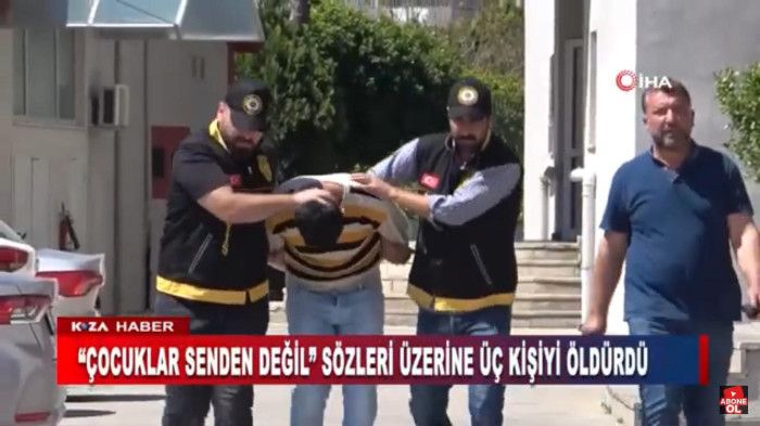 “ÇOCUKLAR SENDEN DEĞİL” SÖZLERİ ÜZERİNE ÜÇ KİŞİYİ ÖLDÜRDÜ